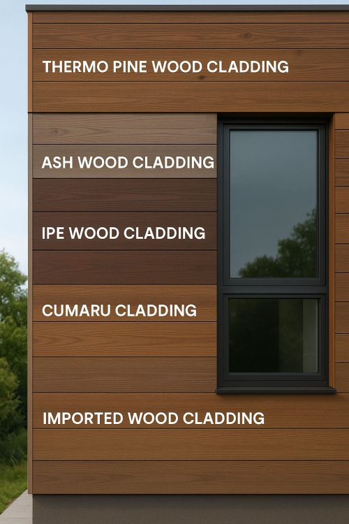 Premium Wood Cladding Services – Thermo Pine, Ash, IPE, Cumaru & Imported Wood