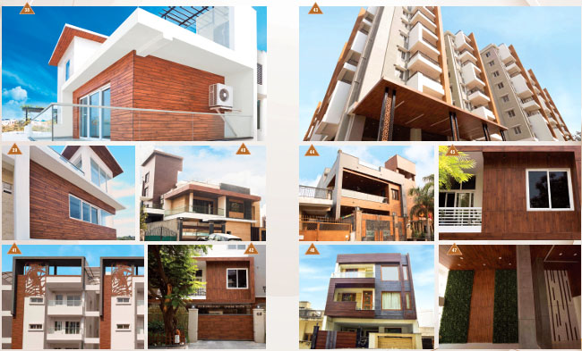 Exterior work hpl cladding